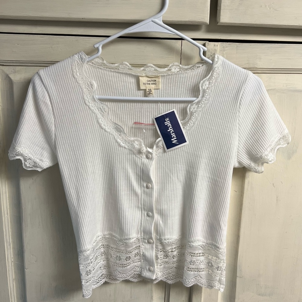 Lace Trim Shirt